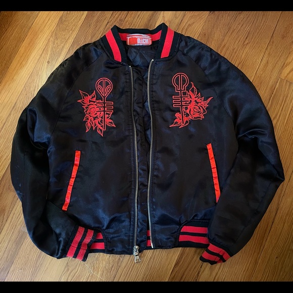 Limited edit Souvenir 21 Pilots rose bomber jacket - Picture 2 of 5